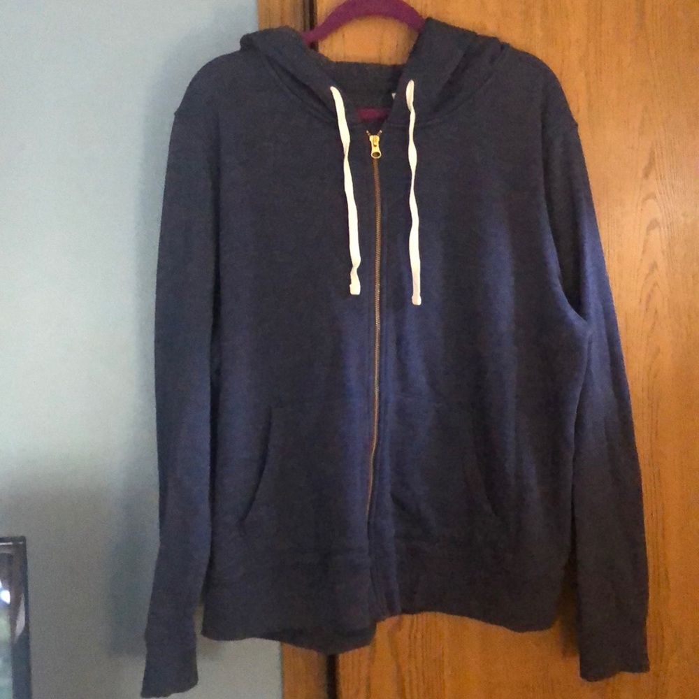 Navy blue old navy zip up hoodie